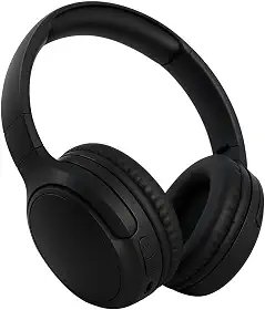 Fone de Ouvido Bluetooth com Cancelamento de Ruído, Bateria Recarregável e Design Dobrável (Preto)