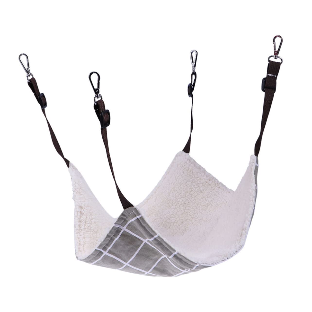Beaupretty 3pièces Hamac pour Chats Double Couche Toile Lit Suspendu Chaud Et Respirant Panier Confortable pour Chats Et Chiens De Petite s