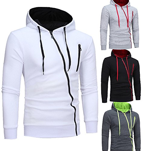 Sweat-shirt à capuche homme blanc 38 fini les hauts inconfortables