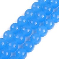 Vista 107 de JOE FOREMAN Cuentas redondas de piedra natural de jade rosa de 0.315 pulgadas para hacer joyas, cuentas de 15 pulgadas, piedras semipreciosas