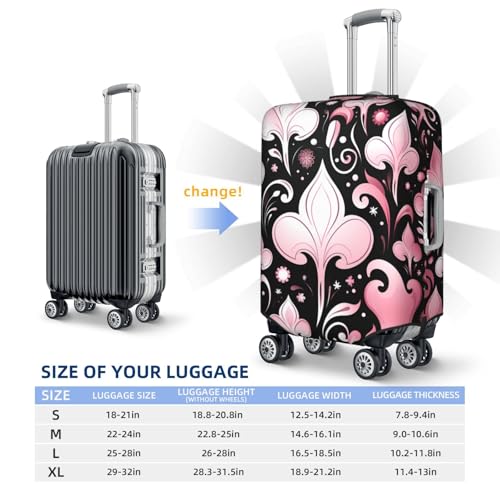 Poker Print Travel Luggage Cover Elastic Baggage Protector For Men Women Fits For 22-24 Inch Luggage Suitcase Covers4