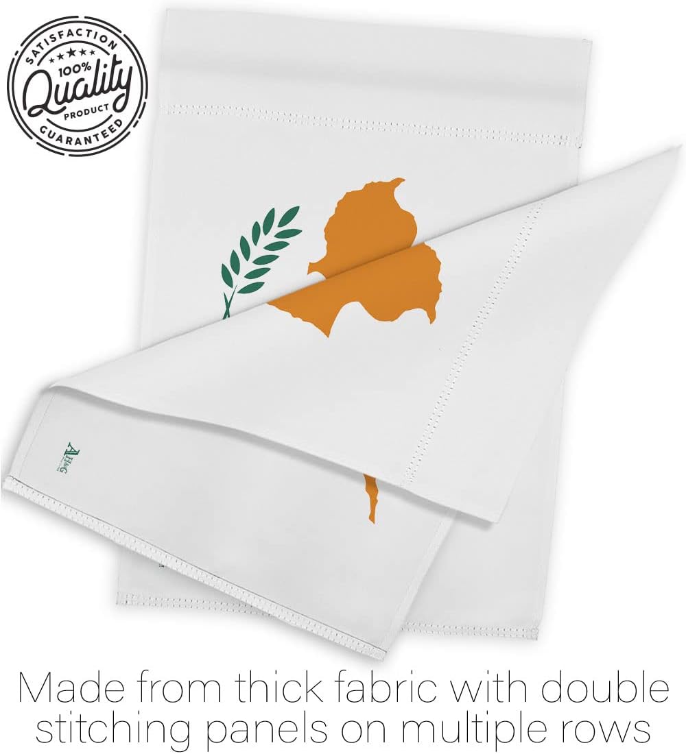 Americana Home & Garden Cyprus Garden Flag Regional Nation International World Country Particular Area House Decoration Banner Small Yard Gift Double-Sided, Made in USA