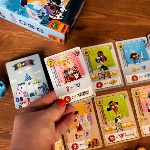 Image of Pandasaurus Games Castle Combo Card Game - Maximize Combos in This Card Placement Strategy Game, Quick Competitive Family Fun for Kids & Adults, Ages 10+, 2-5 Players, 15-30 Minute Playtime