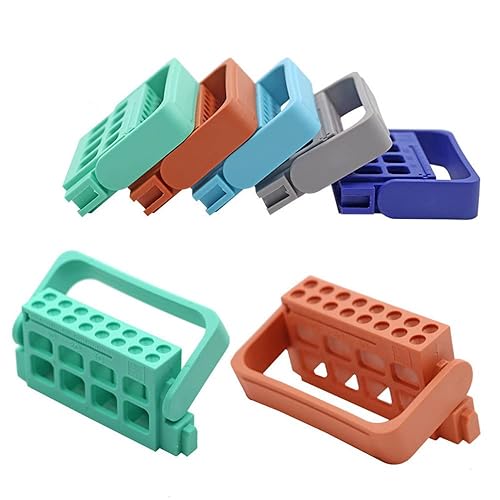 5 unids Colorido Dental Endo Root Canal File Holder 16 agujeros Para Archivos Dentales Taladros Película y Escariador Instrumentos Dentistas
