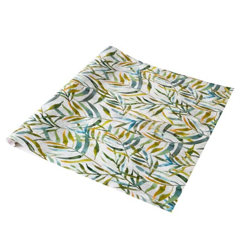 dc fix LORINA LEAVES sticky back plastic vinyl wrap (45cm x 1m)