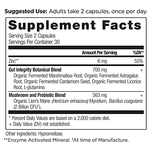 Ancient Nutrition Adrenal Support And Leaky Gut Capsules, Stress & Gut Health Bundle #TOP4