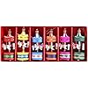 Coverzone 6’ Wood Mini Carousel Ornament Set – Vintage Hangable Christmas Tree and Table Decor, Colorful Hand Painting Design, Decorative Accessory for Home, Party and Gift