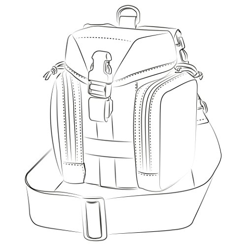 Helikon-Tex Bushcraft Line, Essential Kitbag US Woodland