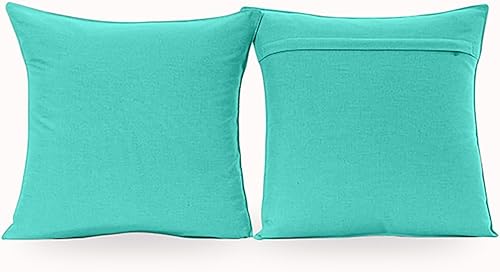 Miniatura 7 de NiNi ALL Juego de 2 fundas de almohada impermeables para exteriores, decorativas, casa de campo, jardín, fundas de cojín sólidas para patio, tienda