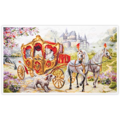 Broderie au point de croix MARUSSIA kit complet avec diagramme motif romantique