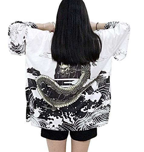 Yukata Coat cardigan kimono femme imprimé Japon taille unique baggy