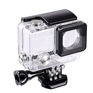 Suptig Replacement Waterproof Case Protective Housing for GoPro Hero 4, Hero 3+, Hero3 Outside Sport Camera for…