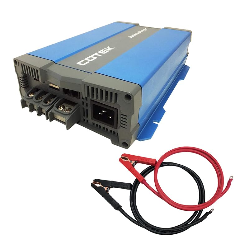 Amazon.co.jp: COTEK CX1280チャージャー+ワニ口クリップ付き