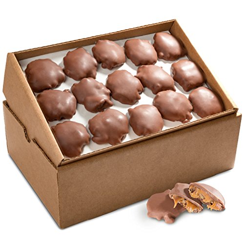 CY Chocolates 5 lb Bulk Milk Chocolate Caramel Pecan Clusters