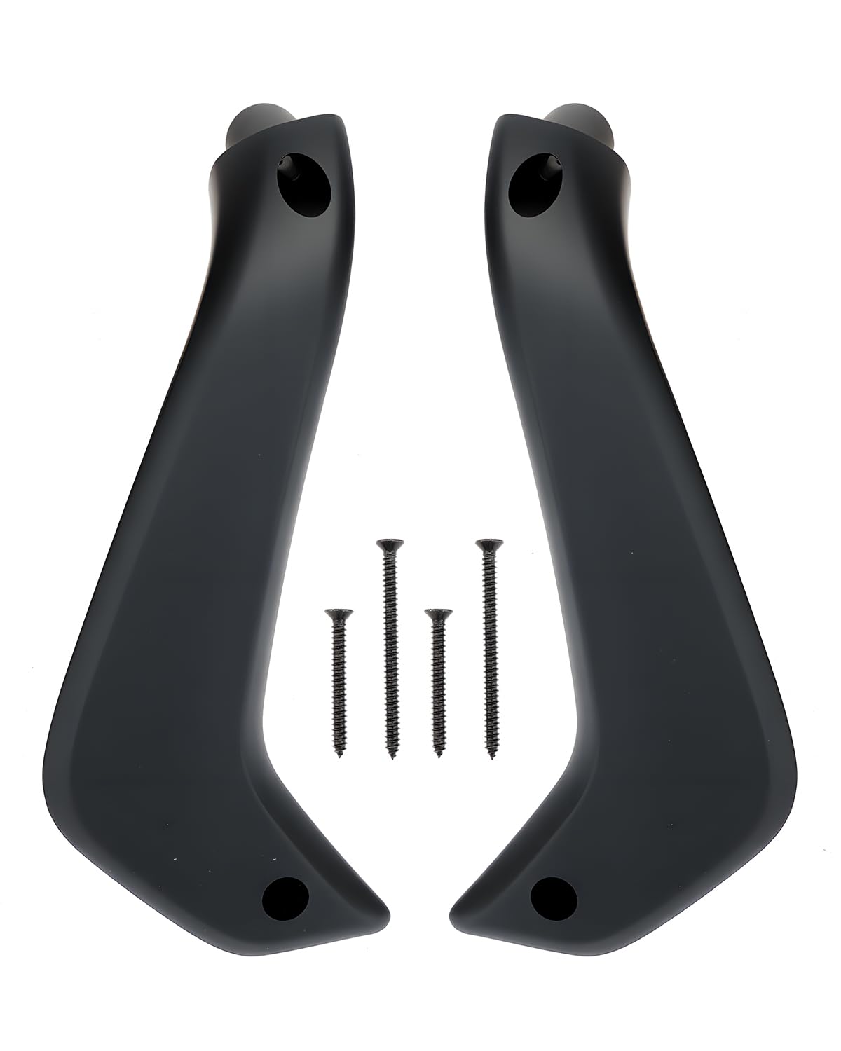 Photo 1 of Interior Door Pull Handle Pair, Compatible with 2011-2020 Ford Fiesta (Manual Window only), Inner Front Left Driver & Right Passenger Side Door Armrest Repair Kit, OE# D2BB-A23943, G2BZ-5823943-JA