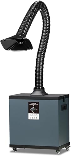 Miniatura 9 de Extractor de humos FES350 de 350 W, succión fuerte, 430 m³/h, carbón activado por flujo de aire, purificación de 4 etapas para F1 Ultar, máquina