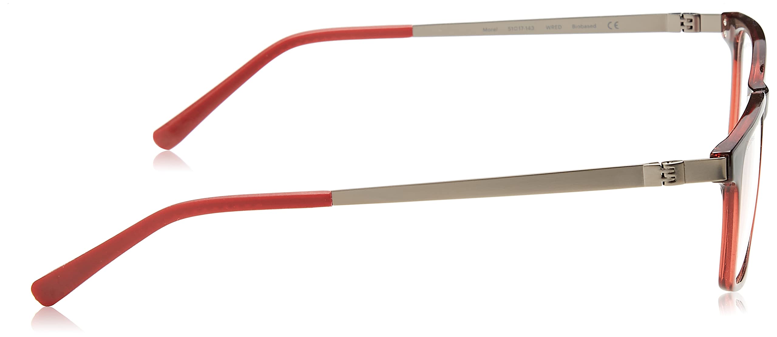 MODO & ECO Morel Occhiali Ward Red 51 Uomo, Rosso