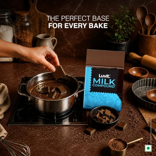 Image of LuvIt. Cocoa Crush - Milk Compound Bars | Perfect for Baking,Frosting, Chocolate Making Bars (3 x 500 g)