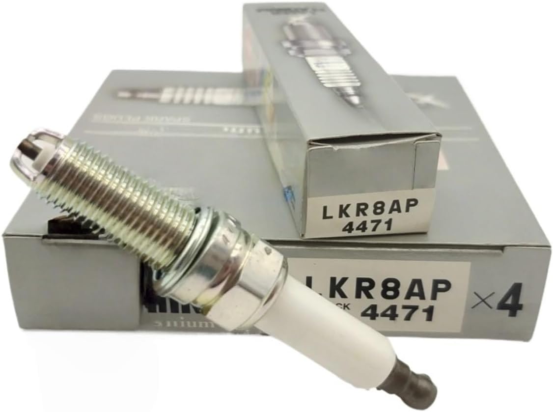 4/6/10PCS LKR8AP 4471 Laser Platinum Spark Plugs Compatible With BMW M3 4.0L M5M6 5.0L 0032273 12120032273 12127835198 7835198(10pcs)