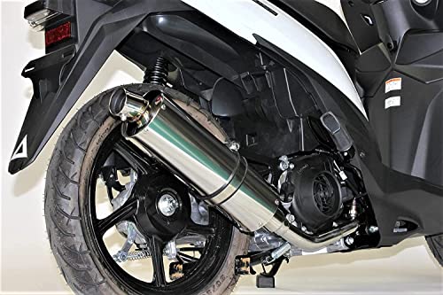 HMS スズキ アドレス110 (CE47A) バイクマフラー 2015年〜2022年モデル対応 (O2センサー対応) 2Pリング (06SUS) SUS ステンレス マフラー ADDRESS110 M-SUS-114