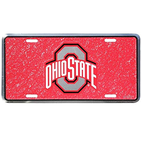 HangTime Ohio State University - Ohio Buckeyes Mosaic License Plate
