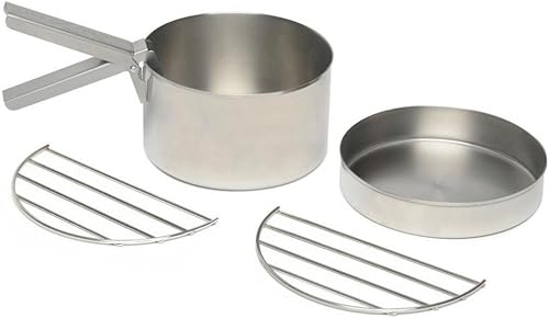 Kelly Kettle Juego de cocina grande de 29 onzas (3.6 tazas/0.85 LTR), gran accesorio para su uso con soporte de olla o estufa Hobo para una mayor