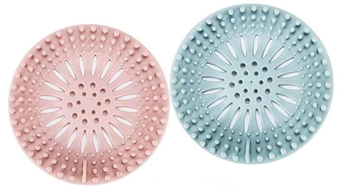 Jagdiv Hair Catcher for Bathroom Drain Durable Silicone Sink Drainer/Stopper Shower Drain Covers and Clean Suit for Bathroom Drain Cover and Kitchen Drain Cover for Bathroom Hair Catcher (2) (B0CVSBGG5N) Amazon Price History, Amazon Price Tracker