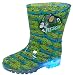 Disney Toy Story Light Up Wellington Botas Niños Buzz Aliens Lluvia Nieve Luces intermitentes Unisex Wellies, color Verde, talla 24 EU
