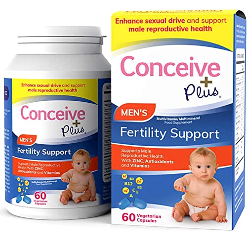 Conceive Plus Mens Fertility Bundle, Fertility Vitamins 60 Count And Fertility Lubricant 2.5 Ounce #TOP1