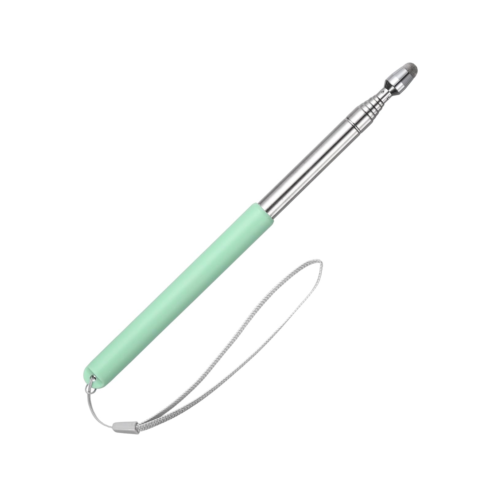 PATIKIL 1 PCS Pointer Finger Stick, 39.4" Teacher Finger Pointer Stick Retractable Touch Infrared Screens Whiteboard Presenters Extendable Telescopic for Classroom Teacher, Green