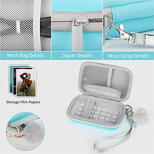 Yinke Case For Kodak Printomatic/Smile/Mini 2 Hd/Smile Portable Instant Photo Printer, Travel Carry Case Protective Cover (New Blue) #TOP2