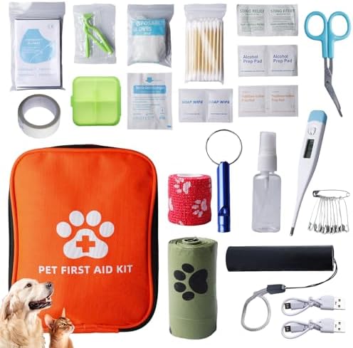 Dog Cat First Aid Kit 118 Pieces Travel Pharmacy Travel Pharmacy ...