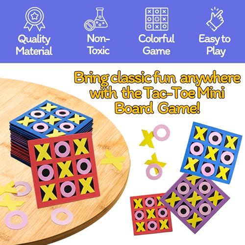 Tic Tac Toe Pack de 120 Juegos Mini de Espuma 5x5" miniatura 3