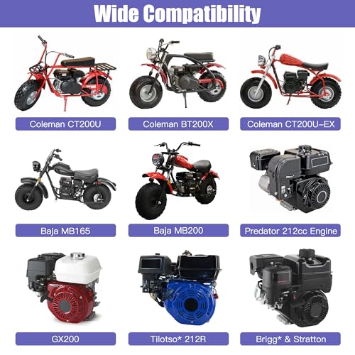 Image of Short Mini Bike Clutch Cover Chain Guard Replacement for Predator 212 Coleman CT200U CT200U-EX BT200X CT100U CC100X Massimo MB200 Baja DB30 GX160 GX200 79cc 196cc 224cc Engine Parts