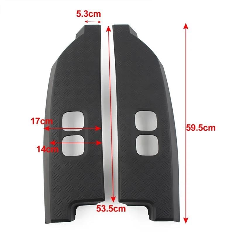 Logement feu arrière pour Defender protège des rayures coque noir brillant - 6