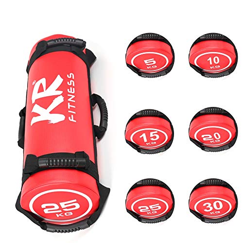 Beacon Pet Fitness Sandbag for Weight Training,Yoga, Workout and Exercise, sandbag Workout with Handles, Heavy Duty, sandbags for Fitness,Home, Gym (Red,15KG)