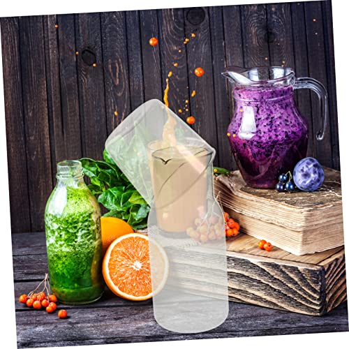 Zerodeko vaso de vidrio gris transparente para beber miniatura 5
