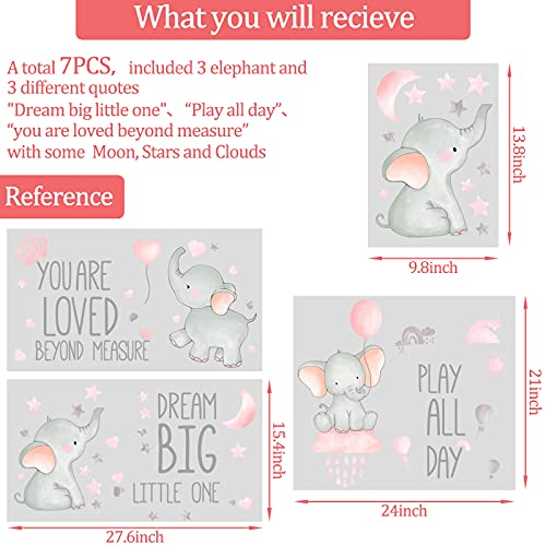 Vinilos Decorativos Elefante para Pared 7 Piezas miniatura 3