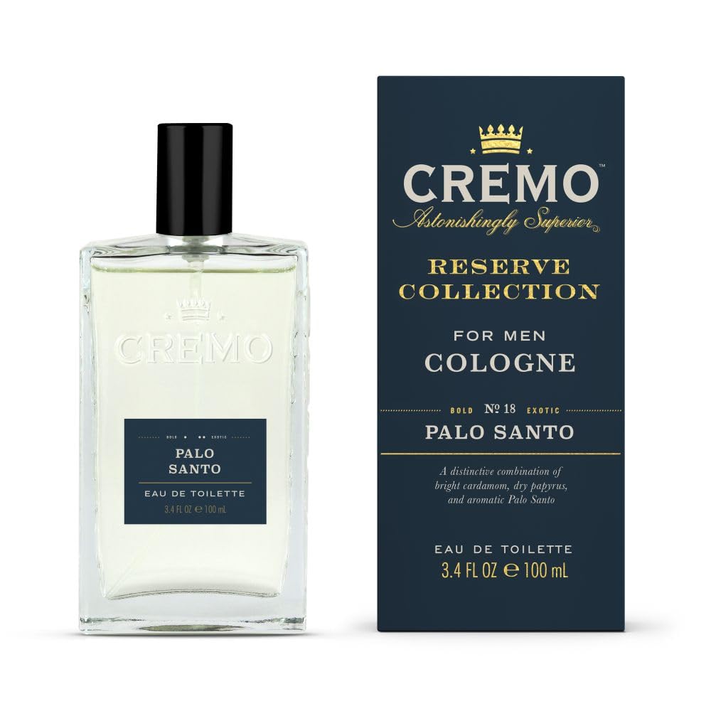 Palo Santo Eau de Toilette for Men - Woody Fragrance - Spray 100ml - Gift for Men