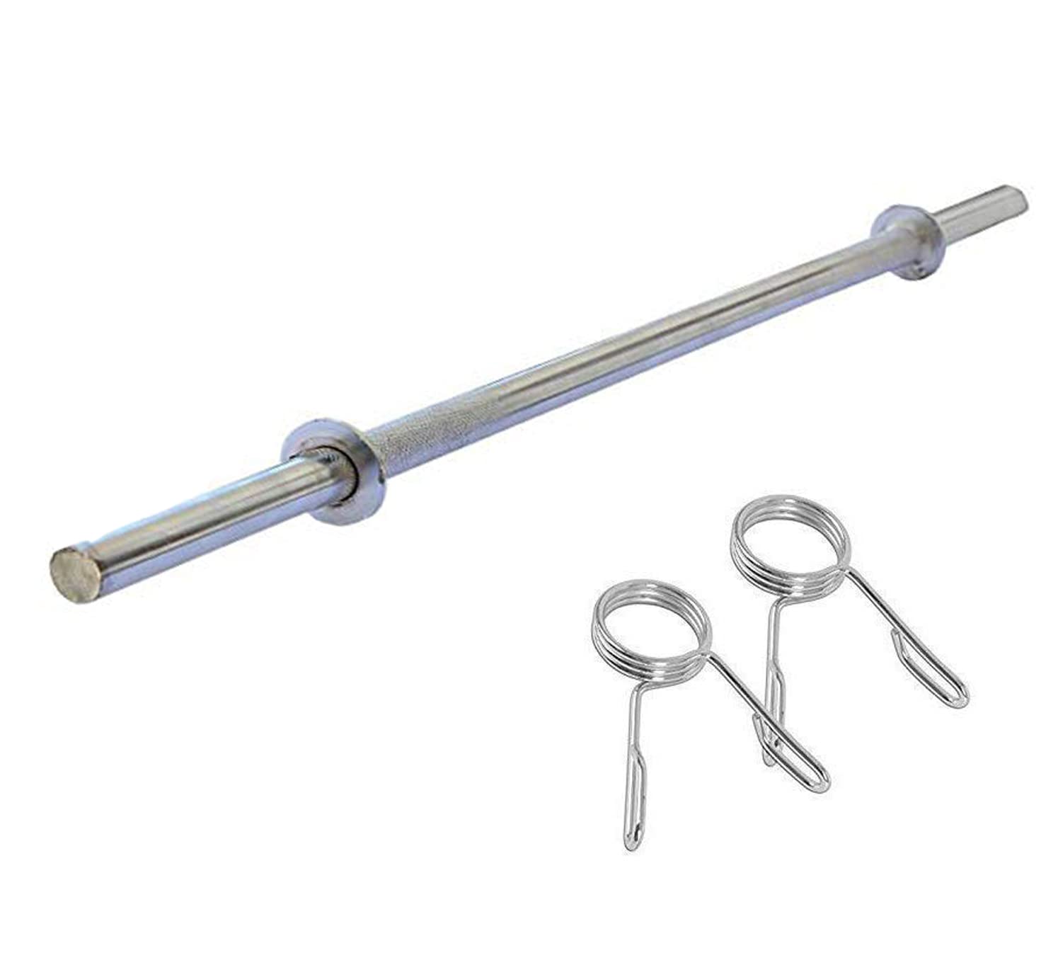 FratiiSinghs Straight 3ft Chromed Weight Lifting Rod with 2 Locks For Exercise, Fitness & Home Gym (25 MM Thick) (B09MNSFJ2B) Amazon Price History, Amazon Price Tracker
