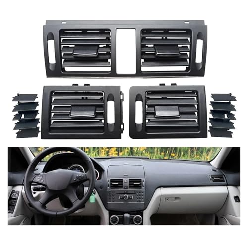 Rejilla de ventilación de coche Benz Clase C C200 C220 2007-2011 LHD derecho 4