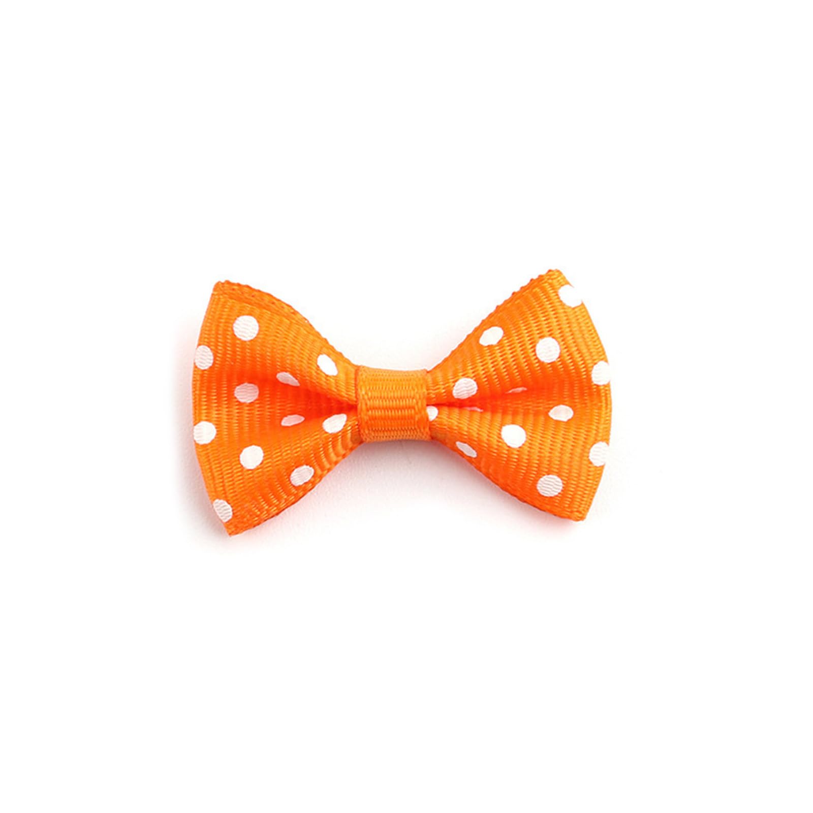 Tsophreniq 500Pcs Colorful Dot Bowknot for Making Hair Pin Hair Bow, Grosgrain Ribbon Bow Embellishments for Wrap Embellishments