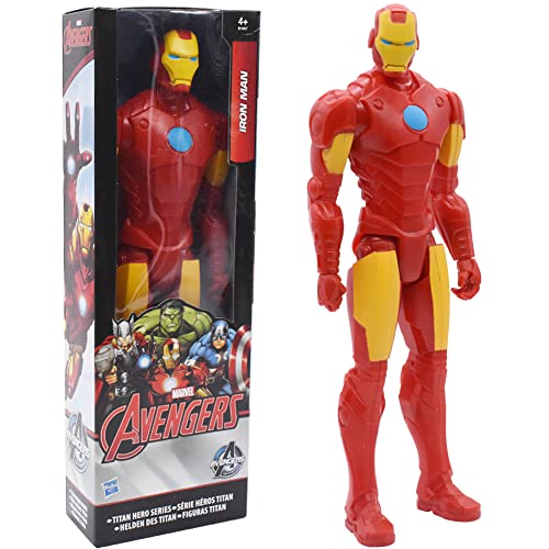 Iron Man Figura, Marvel Avengers Titan Hero Series - Figura de acción de Iron Man, Figura de...
