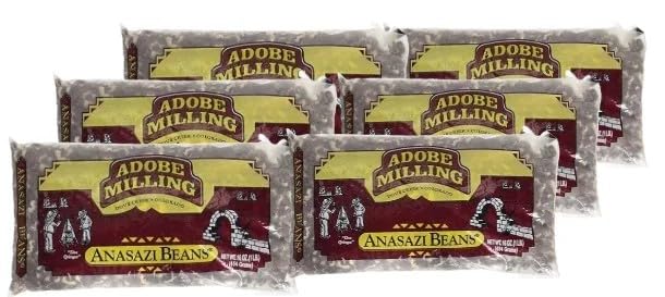 Adobe Milling Dried Anasazi Beans 16oz - 6 Pack - Ilios Packaging