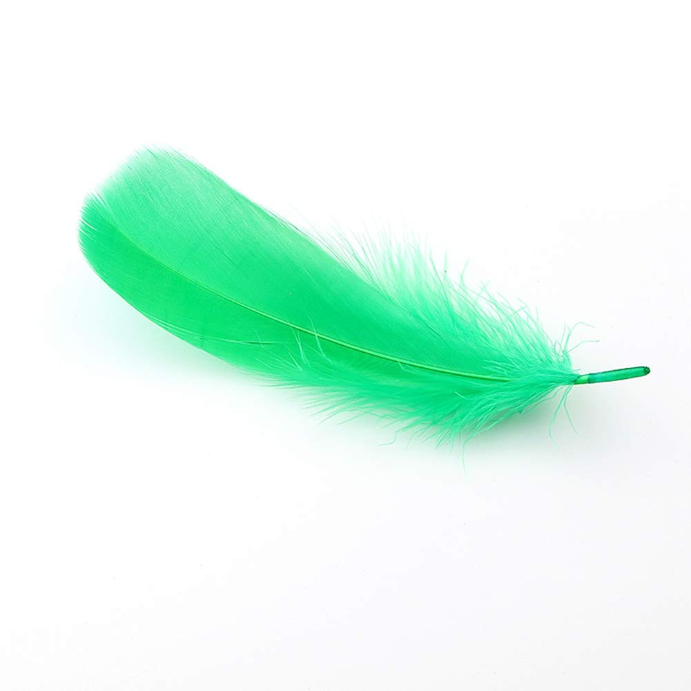 100 Piume D'Oca Naturali Blu Reale | Per Craft, Abbigliamento E Decorazioni, 15-20 Cm - Foto 10