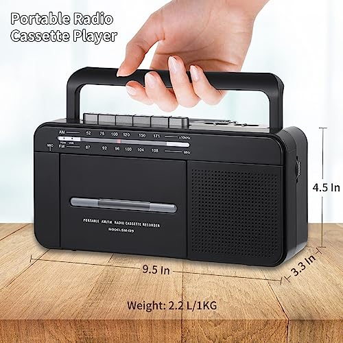 Semier JKLH-JKHG-23GY-0703 Boombox Mp3 Conversion Cassette Tape Player Recorder Am Fm Radio thumb #5