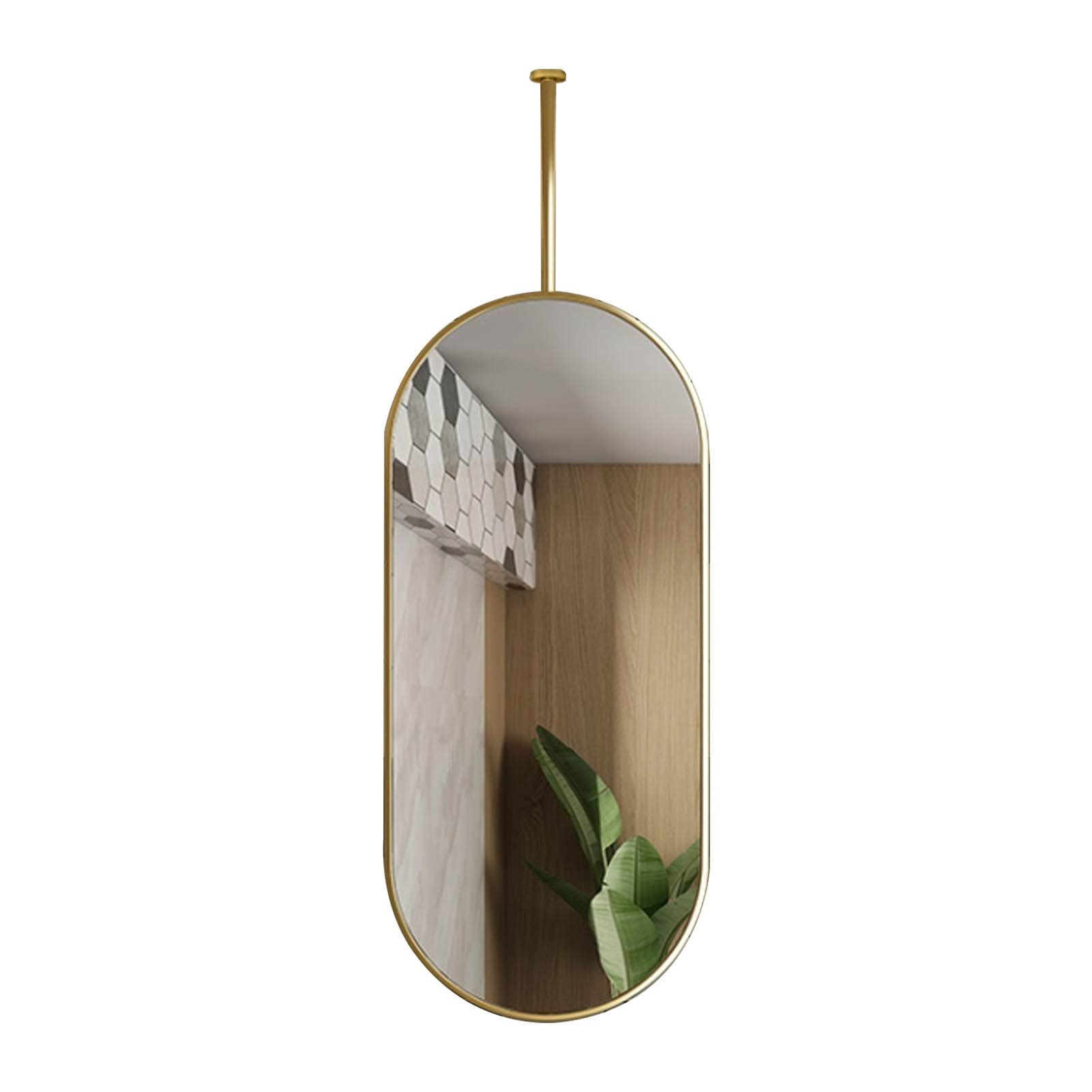 Miroirs décoratifs muraux ovales pour illuminer votre entrée