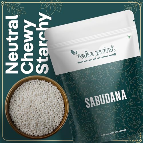 Image of Radha Govind Organic Sabudana | Sago | Tapioca 500 Gram
