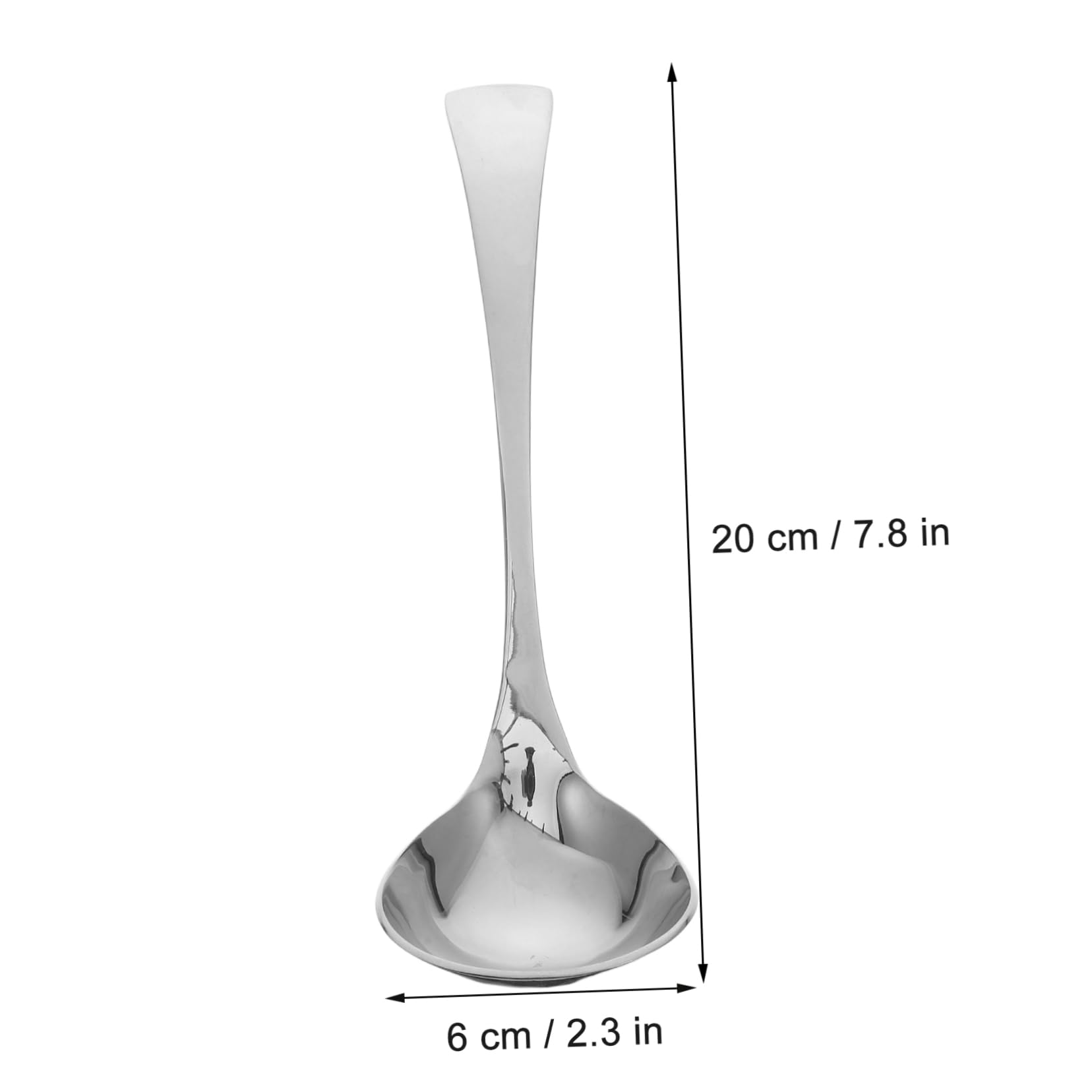 MAGICLULU 2stücke Edelstahl Suppenkelle Mit Langem Griff Schöpfkelle Für Suppe Sauce Und Bratensoßen Servierkelle Für Küche Und Restaurant Robuste Metallkelle Für Täglichen Gebrauch