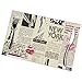 Produktbild Strawberryran United States Newspaper New York mit skizzenhafter Statue und Texten Lippenstift Vintage 12 X 18 im 4er-Set
